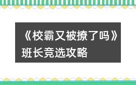 《校霸又被撩了嗎》班長競選攻略
