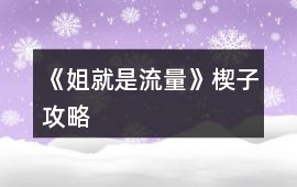 《姐就是流量》楔子攻略