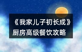 《我家兒子初長成》廚房高級餐飲攻略