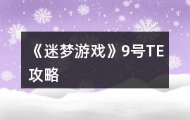 《迷夢游戲》9號TE攻略