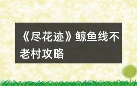 《盡花跡》鯨魚線不老村攻略