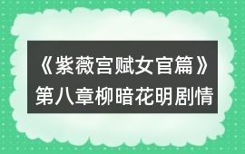 《紫薇宮賦女官篇》第八章柳暗花明劇情攻略