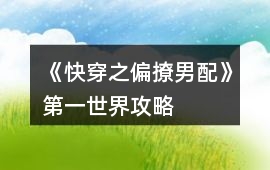 《快穿之偏撩男配》第一世界攻略