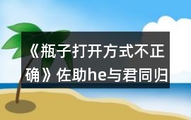 《瓶子打開(kāi)方式不正確》佐助he與君同歸攻略