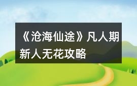 《滄海仙途》凡人期新人無花攻略