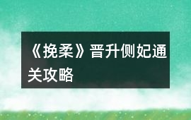 《挽柔》晉升側妃通關攻略