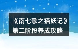 《南七歌之貓妖記》第二階段養成攻略