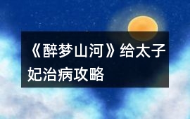 《醉夢山河》給太子妃治病攻略