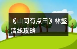 《山間有點(diǎn)田》林壑清線攻略