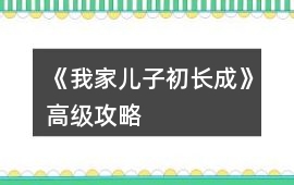 《我家兒子初長成》高級攻略