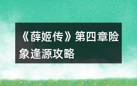 《薛姬傳》第四章險象逢源攻略