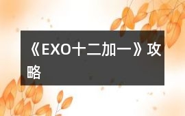 《EXO十二加一》攻略