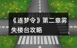 《逐夢令》第二章霧失樓臺攻略