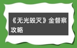 《無光毀滅》金督察攻略