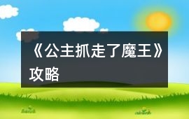 《公主抓走了魔王》攻略