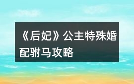 《后妃》公主特殊婚配駙馬攻略