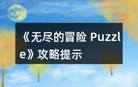 《無(wú)盡的冒險(xiǎn) Puzzle》攻略提示