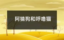 阿猜狗和呼嚕貓