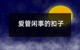 愛(ài)管閑事的扣子
