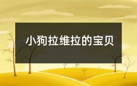 小狗拉維拉的寶貝