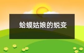 蛤蟆姑娘的蛻變