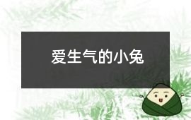 愛生氣的小兔
