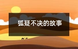 狐疑不決的故事