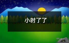 小時了了