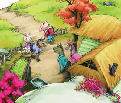 小騾子找媽媽