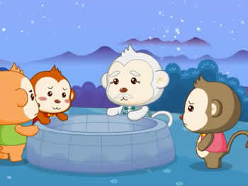 水中撈月