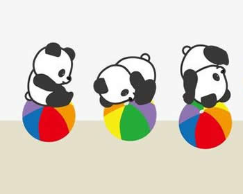 聰明的小熊貓