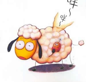 小狗阿疤想變羊