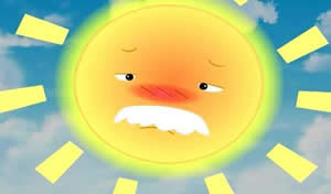 太陽公公生病了